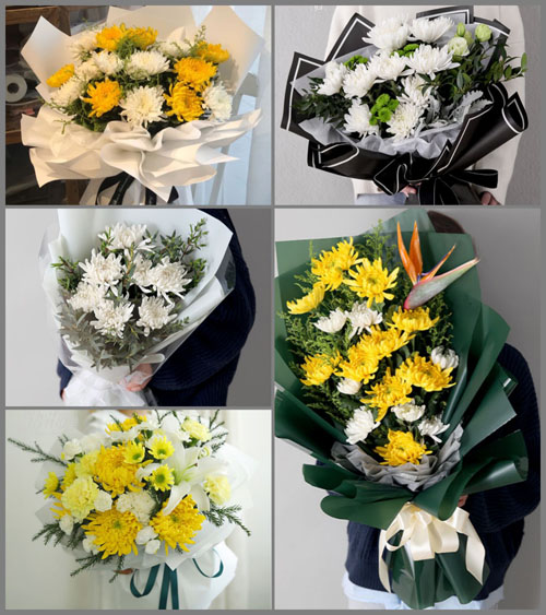 贵州遵义赤水市官渡镇桂花村白事花束代送